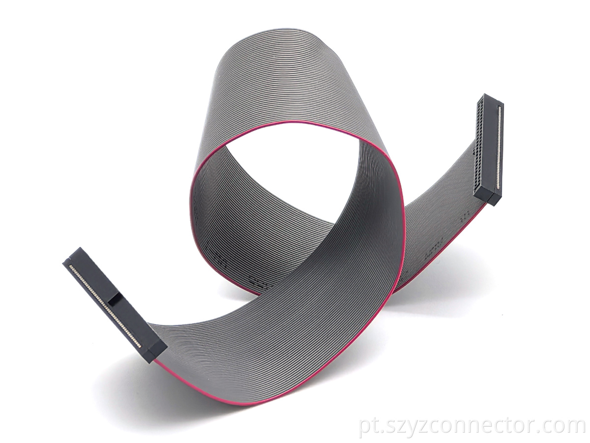 IDC Flat Cable Connecting Wire Red Edge